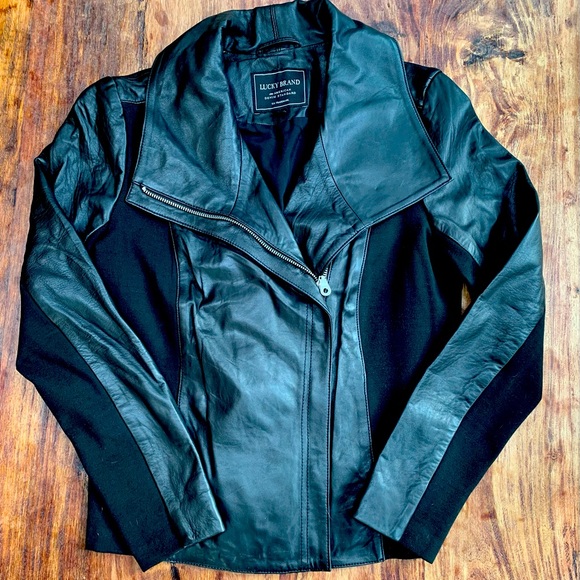 Lucky Brand Jackets & Blazers - Lucky Brand Leather Jacket/Blazer